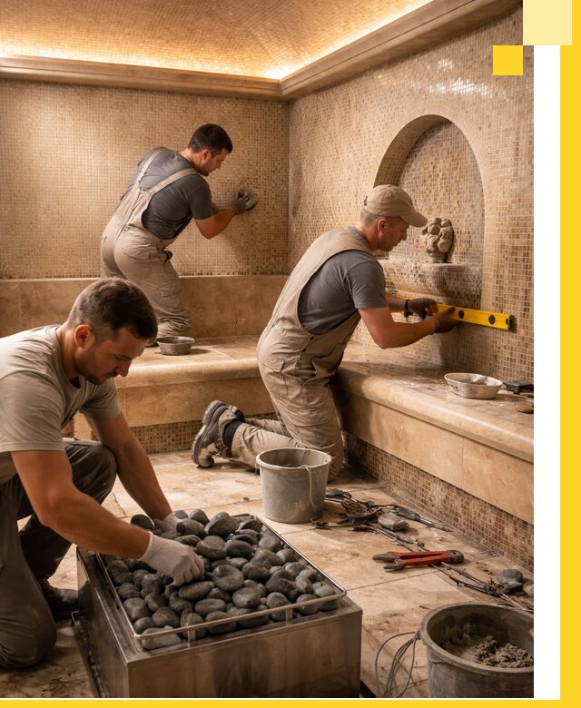 Проектирование и строительство хамама и сауны в Шумерле