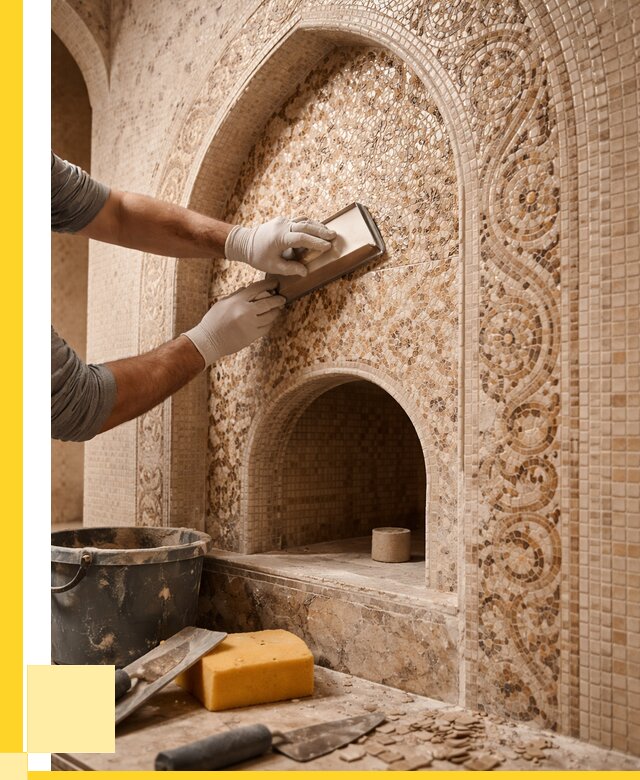 Мозаика для хамама в Шумерле под ключ от 5432 р. | ЭриданШмр